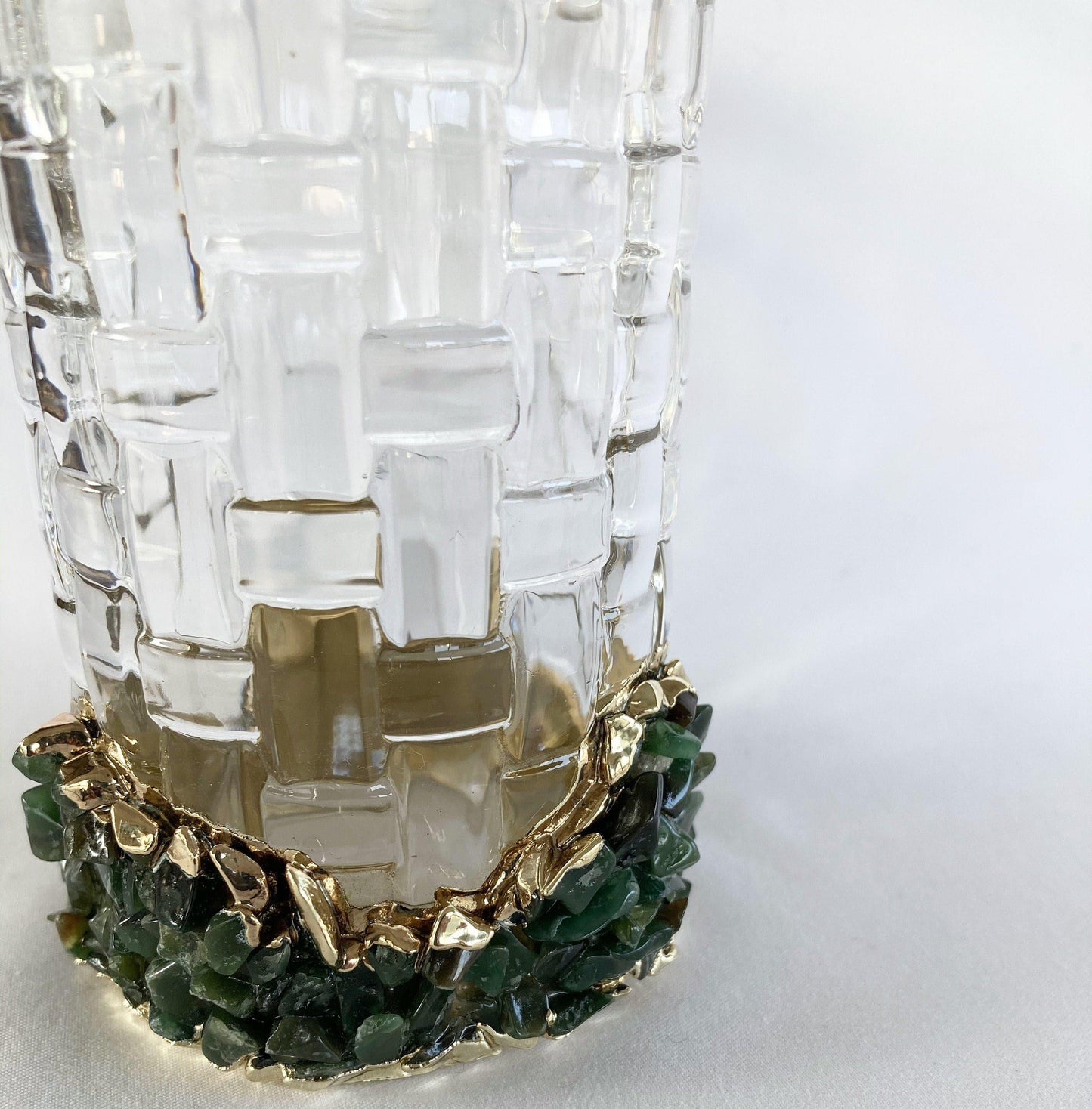 Quartz Crystal Water Glass - Set of 2 - MAIA HOMES