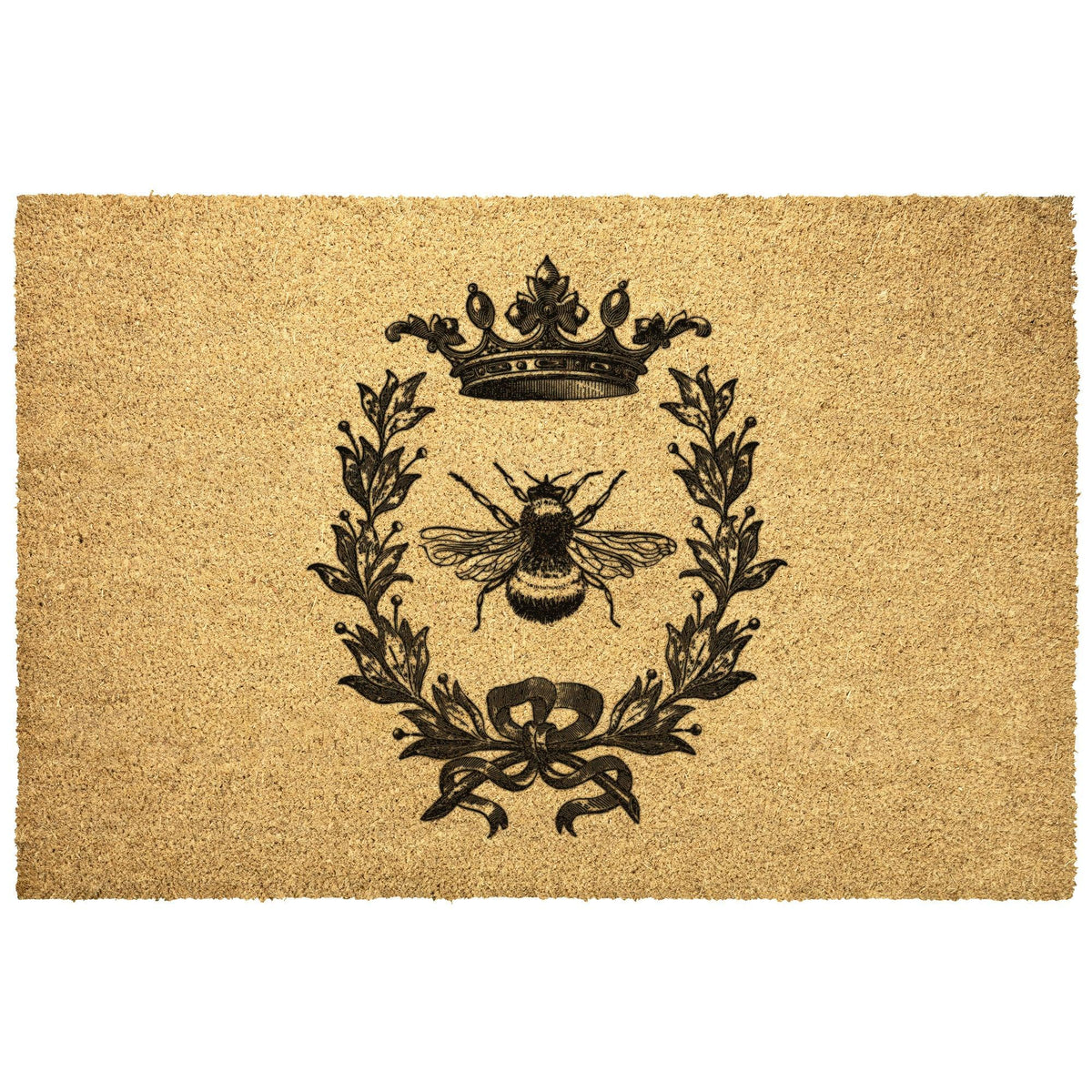 Queen Bee Door Mat 18x12