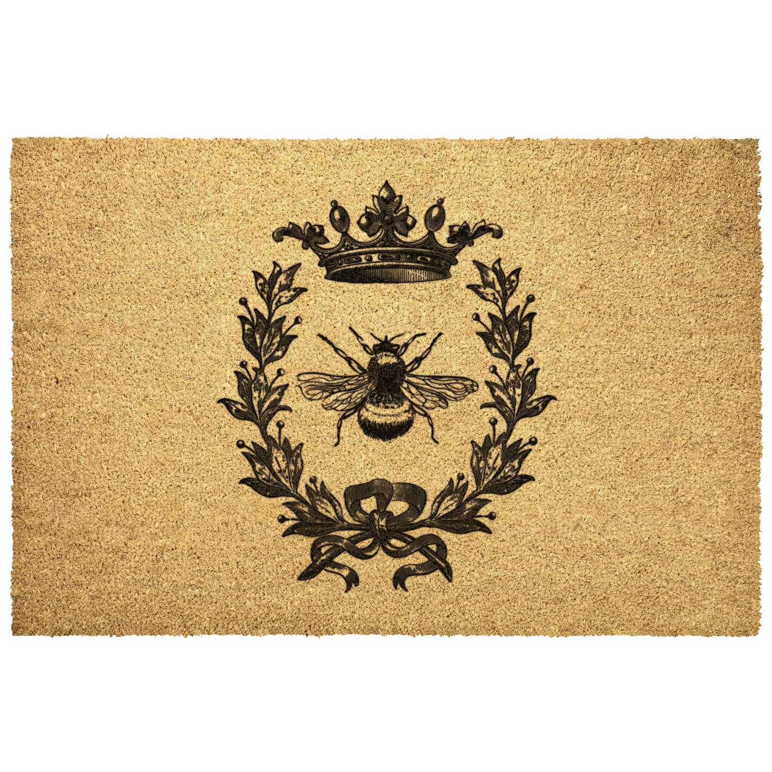 Queen Bee Door Mat 18x12