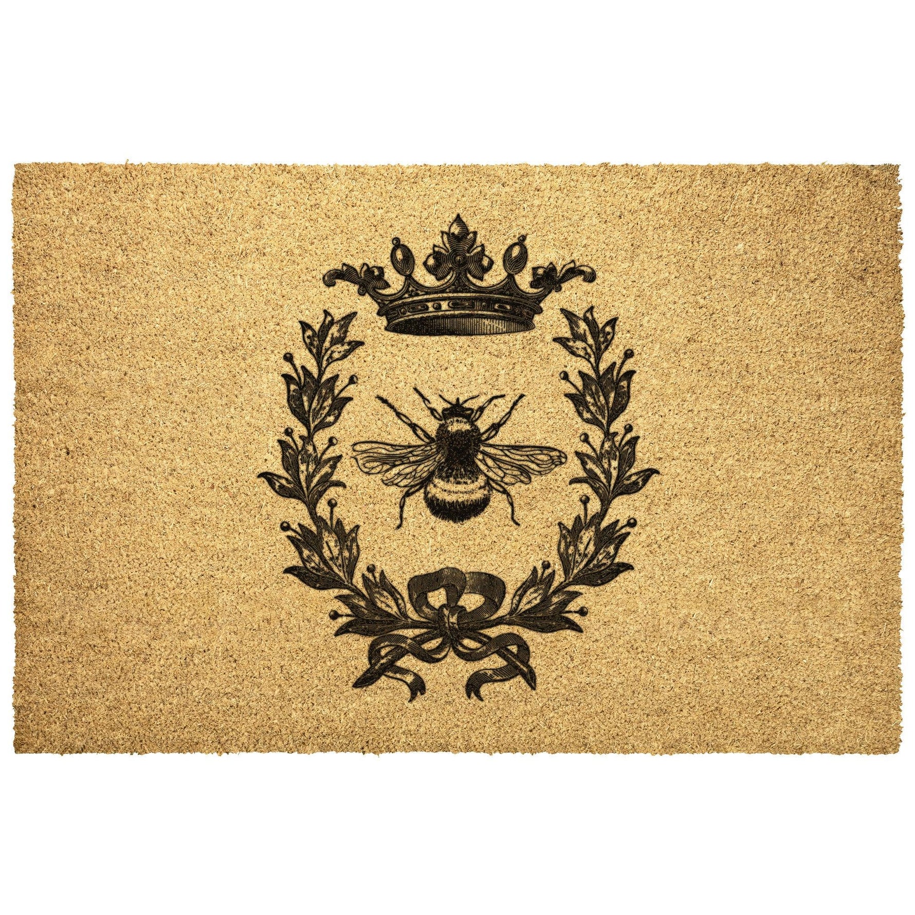 Queen Bee Door Mat 18x12