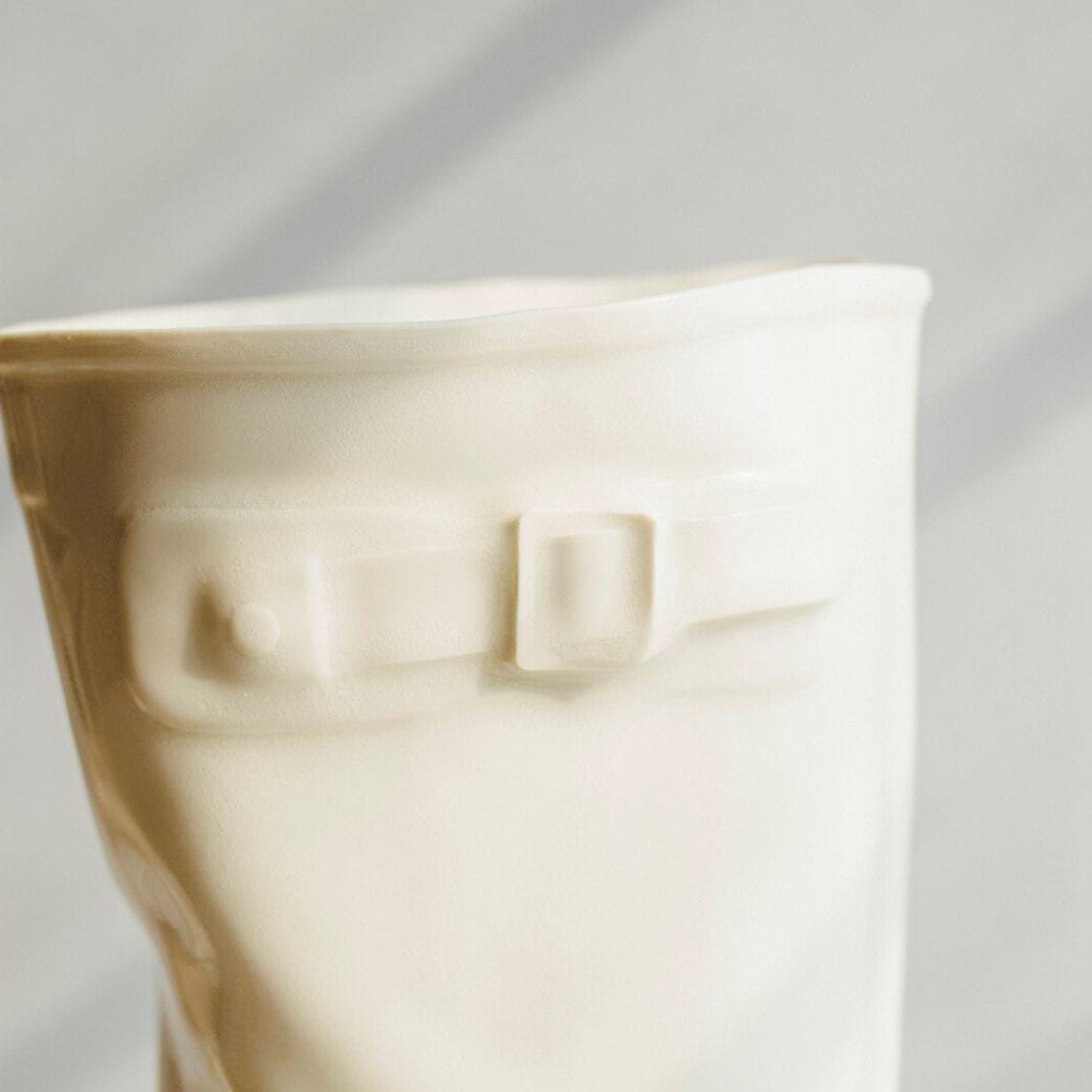 Rain Boot Pottery Tall Porcelain Vase - MAIA HOMES