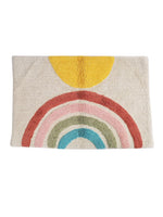 Rainbow Design Hand Tufted Cotton Bath Mat