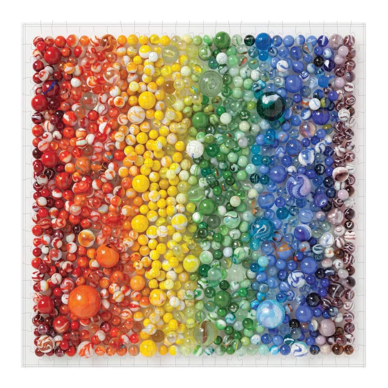 Rainbow Marbles 500 Piece Jigsaw Puzzle