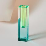 Rainbow Pillar Glass Bud Vase 20cm StyleD