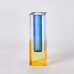 Rainbow Pillar Glass Bud Vase 16cm StyleA