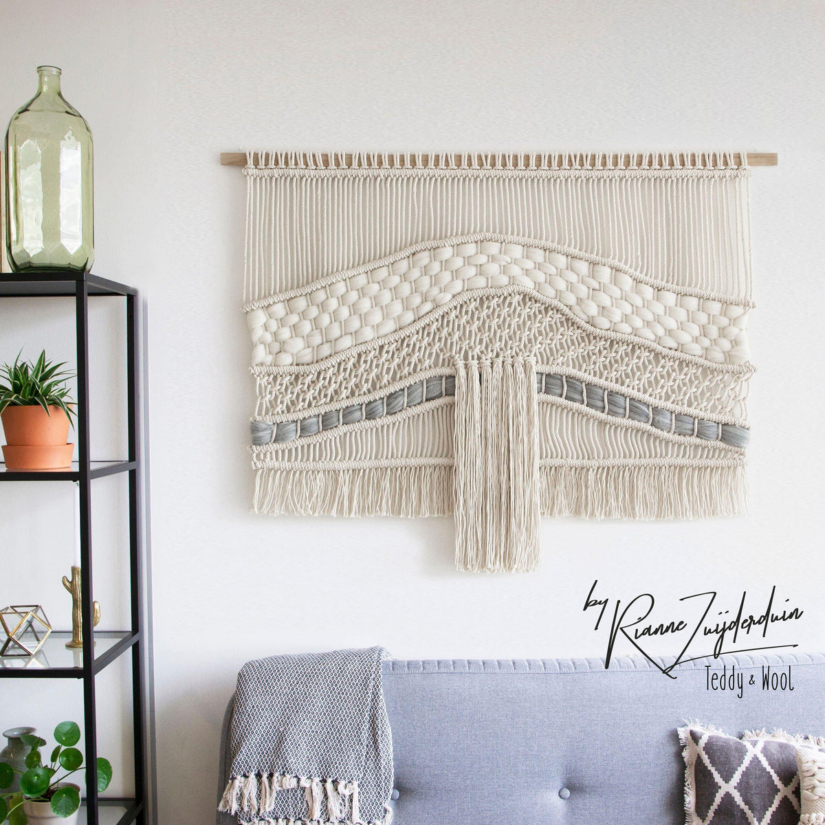 Raw River Large Macrame Wall hanging Default Title