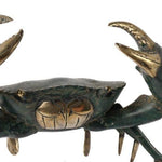 Real Life Size Solid Brass Crab Statue