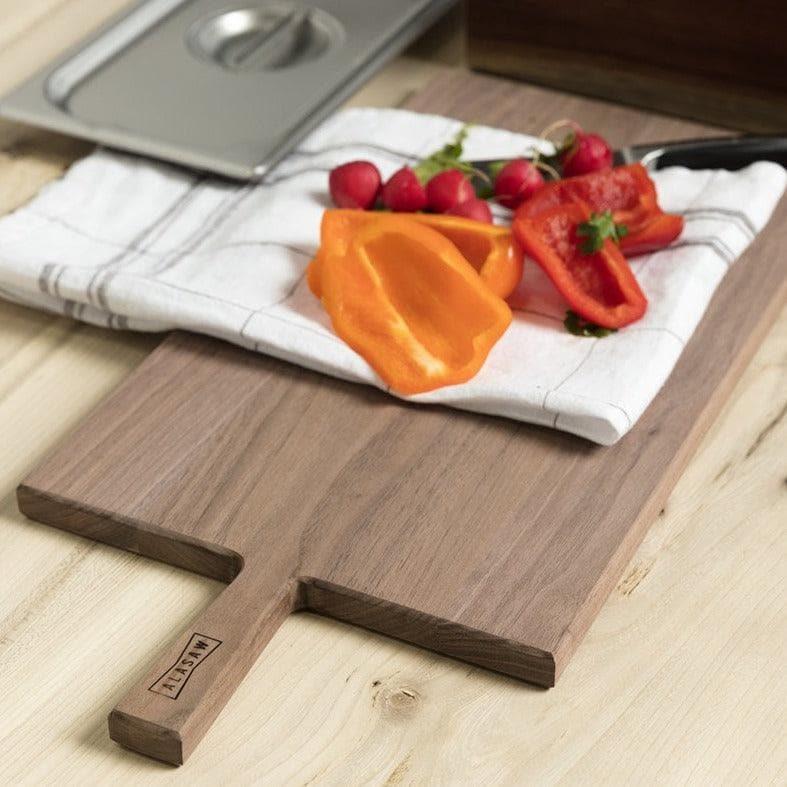 Rectangular Wooden Cutting Board with Handle