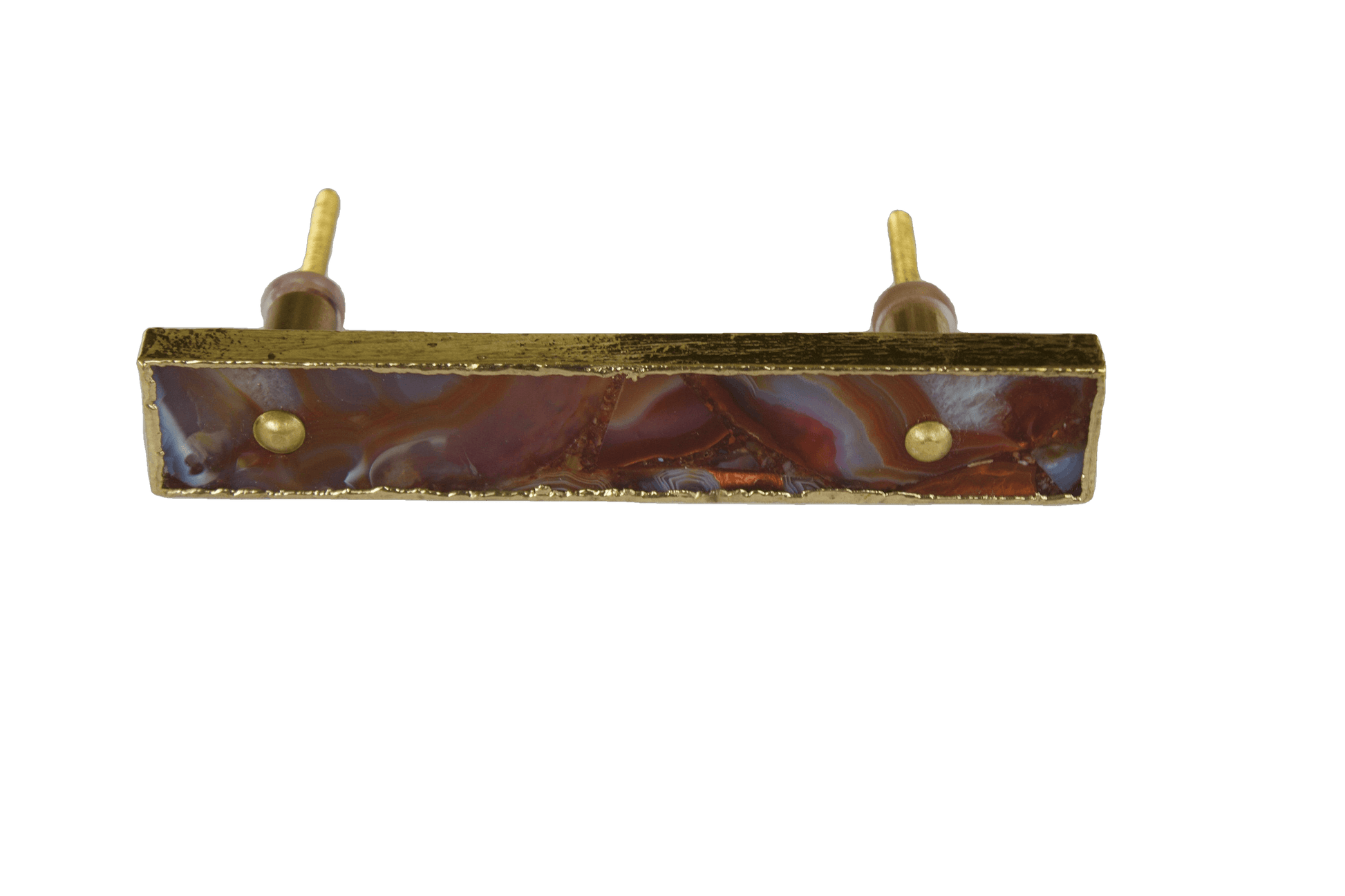 Red Agate Cabinet Door Pull Handle - Set of 4 - MAIA HOMES