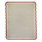 Red and Gray Scallop Cotton Rug - MAIA HOMES