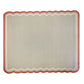 Red and Gray Scallop Cotton Rug - MAIA HOMES