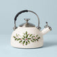 Red and Green Lenox Holiday Tea Kettle - MAIA HOMES