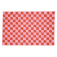 Red Checker Jute Rug - MAIA HOMES