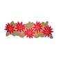 Red Floral Golden Beaded Table Runner - MAIA HOMES