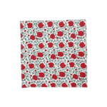 Red Floral Indian Block Print Cotton Napkins