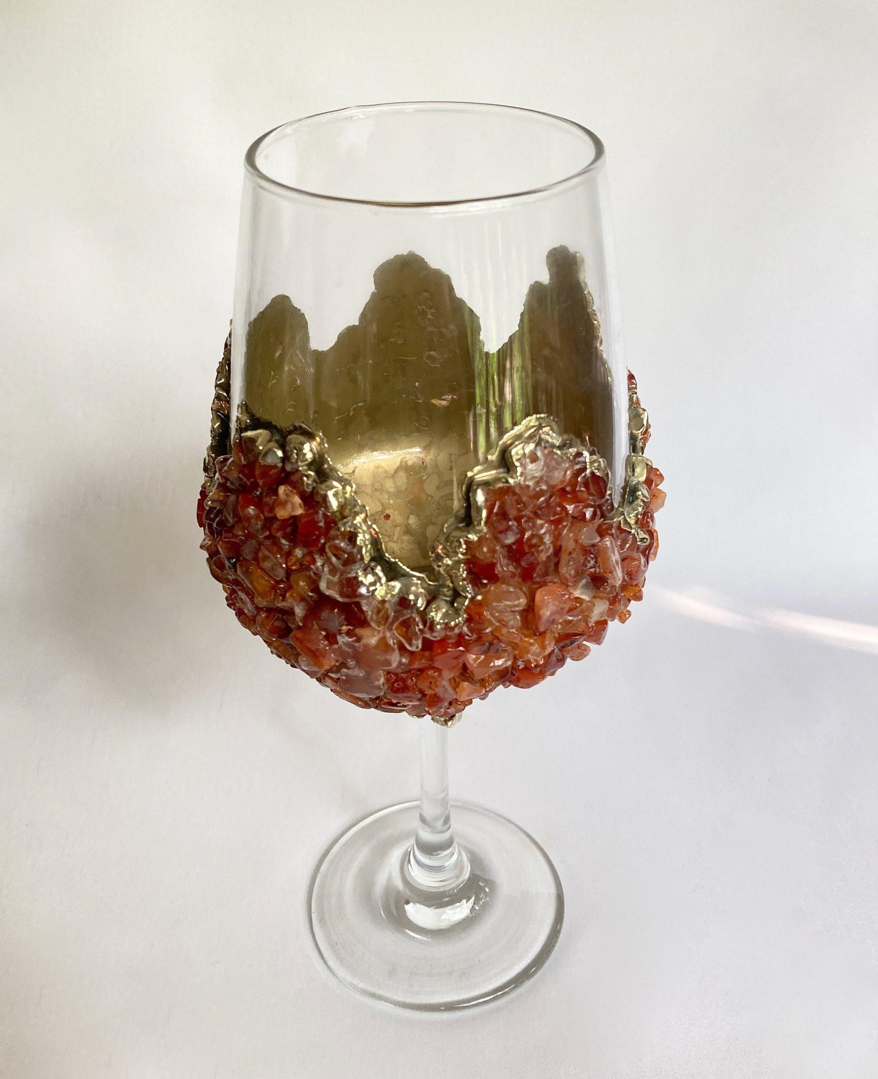 Red Quartz Wine Glass - Set of 2