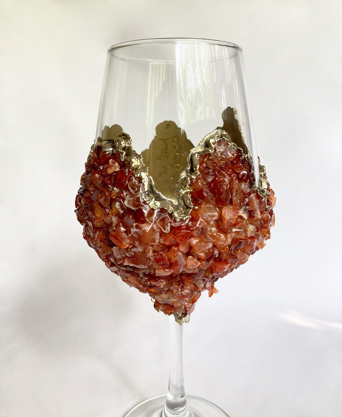 Red Quartz Wine Glass - Set of 2