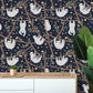 Relaxing Sloths Dark Wallpaper - MAIA HOMES