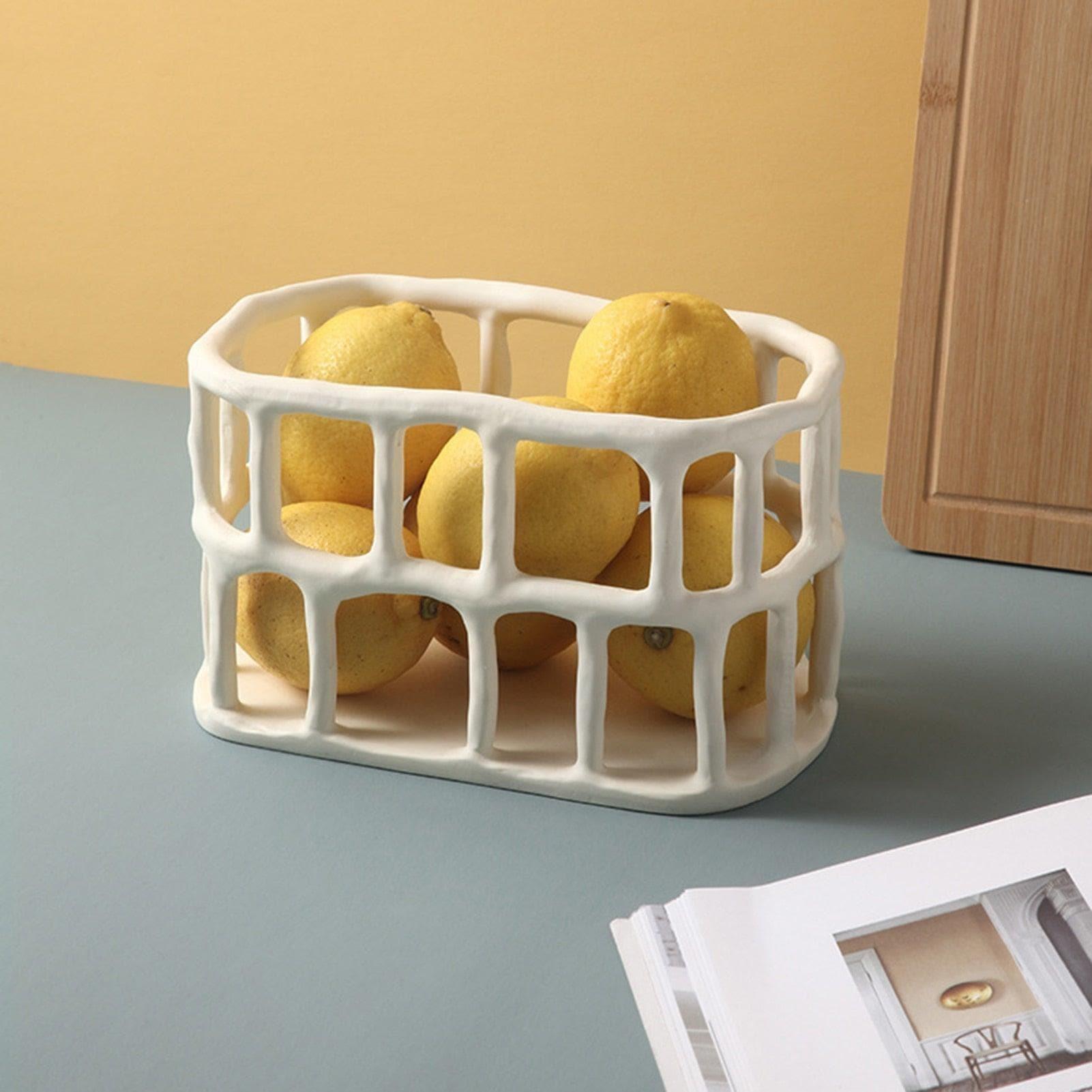 Resin Hollow Fruit Basket