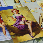 Retro European Girls Poster - 30 pcs