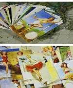 Retro European Girls Poster - 30 pcs