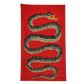 Retro Red Snake Hand Tufted Wool Rug - MAIA HOMES