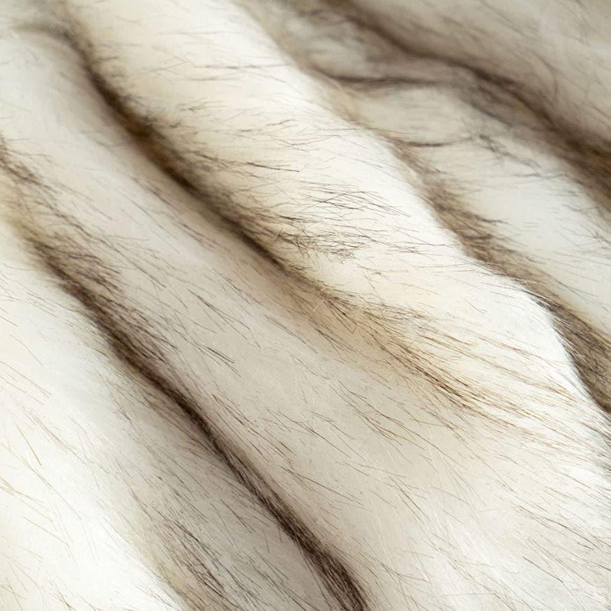 Reversible Dense Fox Faux Fur Throw Blanket - MAIA HOMES