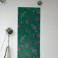 Roaming Wild Cat Tiger Floral Wallpaper - Black and Green - MAIA HOMES