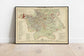 Rome Map Print| Art History - MAIA HOMES