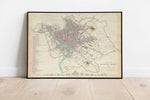 Rome Map Print| Fine Art Prints