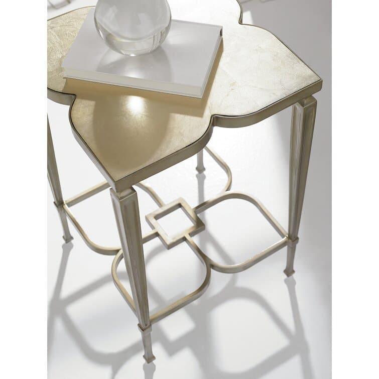 Rosa Silver Classic Clover End Table