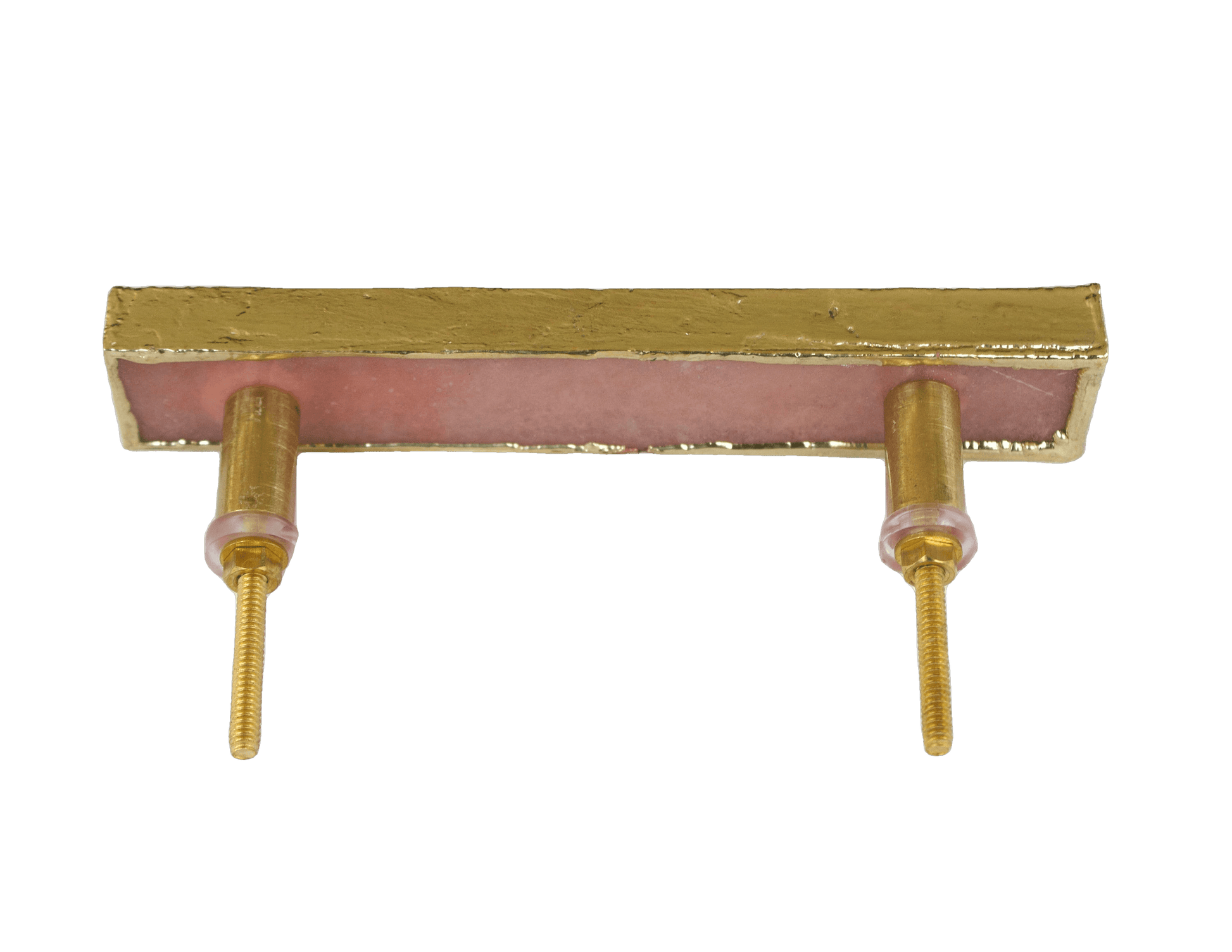 Rose Quartz Agate Cabinet Door Pull Handle - Set of 4 - MAIA HOMES