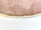 Rose Quartz Agate Round Serving Tray With Brass Handles - MAIA HOMES