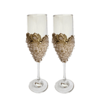 Rose Quartz Champagne Glass - Set of 2