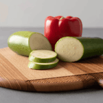 Round Cutting Board with Handle I Gunstock Cutting Board