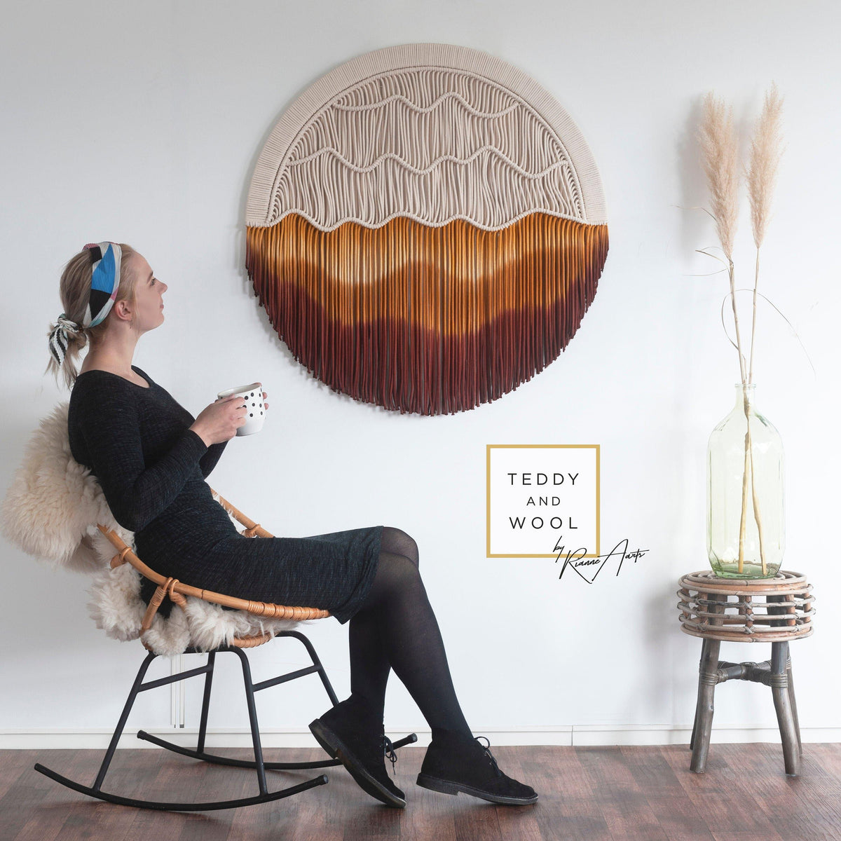 Round Macrame Wall Hanging - CIRCULAR OASIS