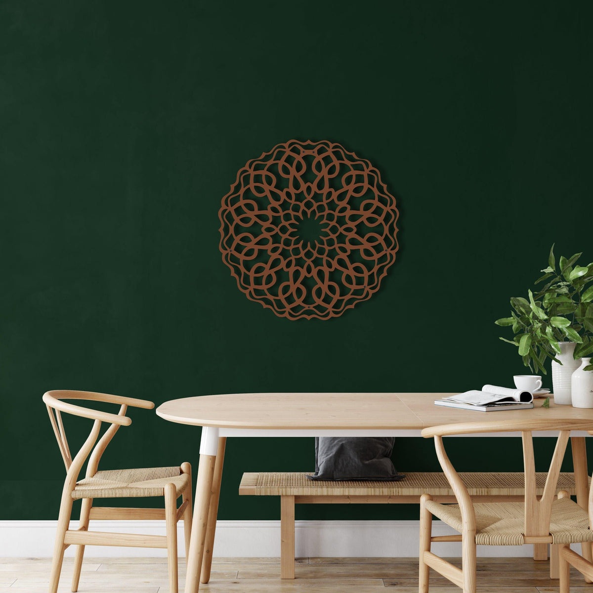 Round Mandala Metal Wall Art