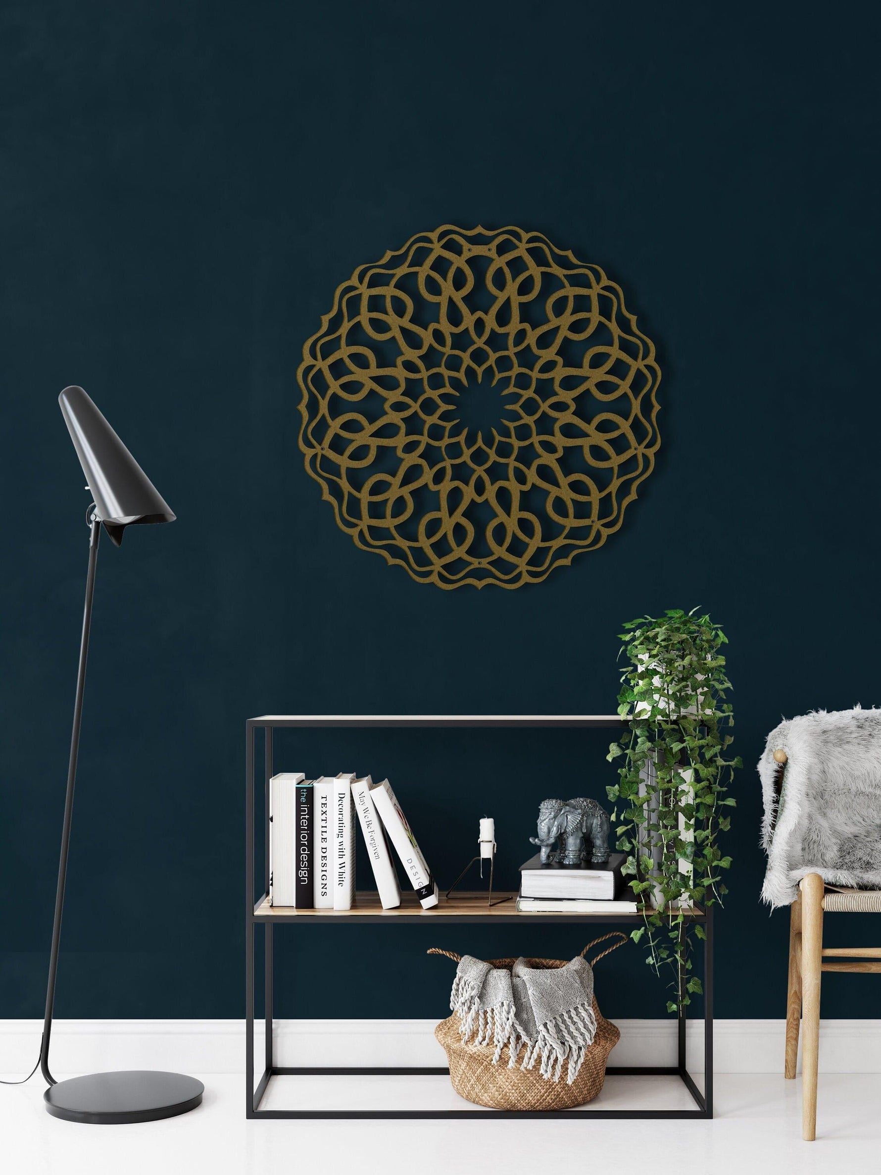 Round Mandala Metal Wall Art