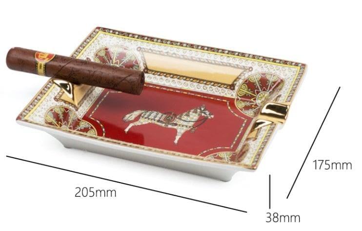 Royal Horse Bone China Cigar Holder - MAIA HOMES