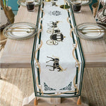 Royal Horse Carriage Printed Table Runner