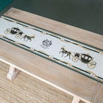 Royal Horse Carriage Printed Table Runner A