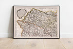 Salamanca Map Print| Canvas Print Wall Art