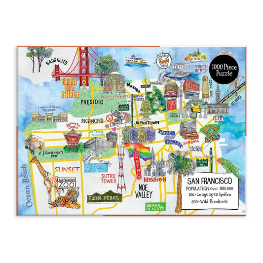 San Francisco 1000 Piece Jigsaw Puzzle - MAIA HOMES