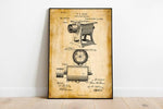 Sanding Machine Patent Print| Framed Art Print