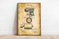 Sanding Machine Patent Print| Framed Art Print - MAIA HOMES