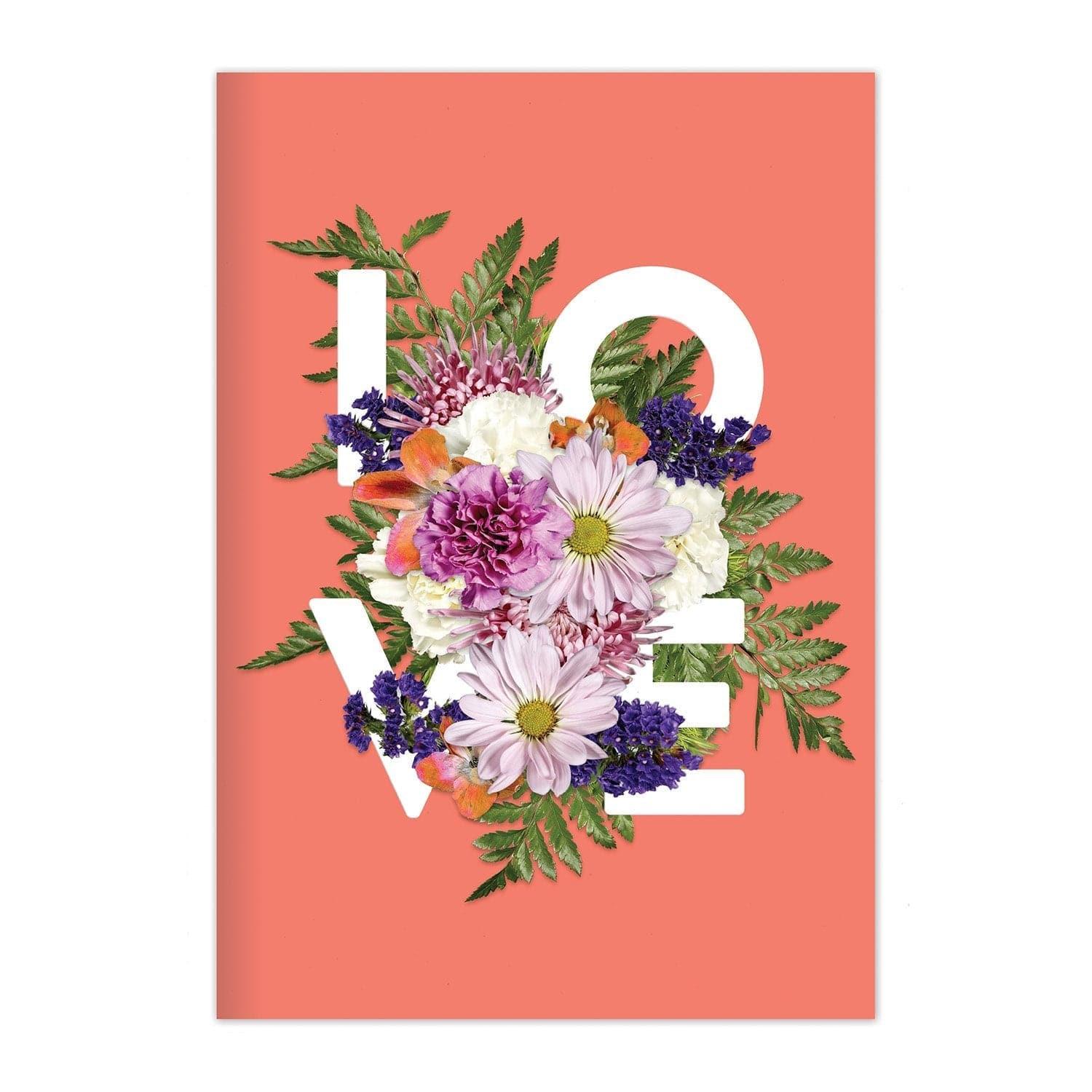 Say It With Flowers Love A5 Journal - MAIA HOMES