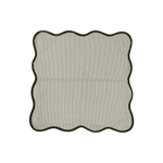 Scallop Striped Square Cotton Napkins