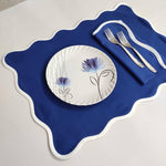 Scallop Trim Cotton Placemats and Napkins