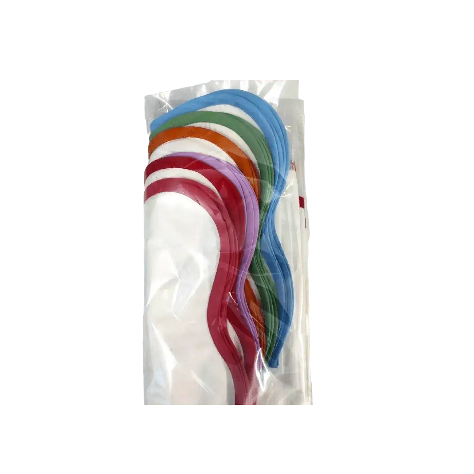 Scalloped Plain White Napkins with Colored Trim