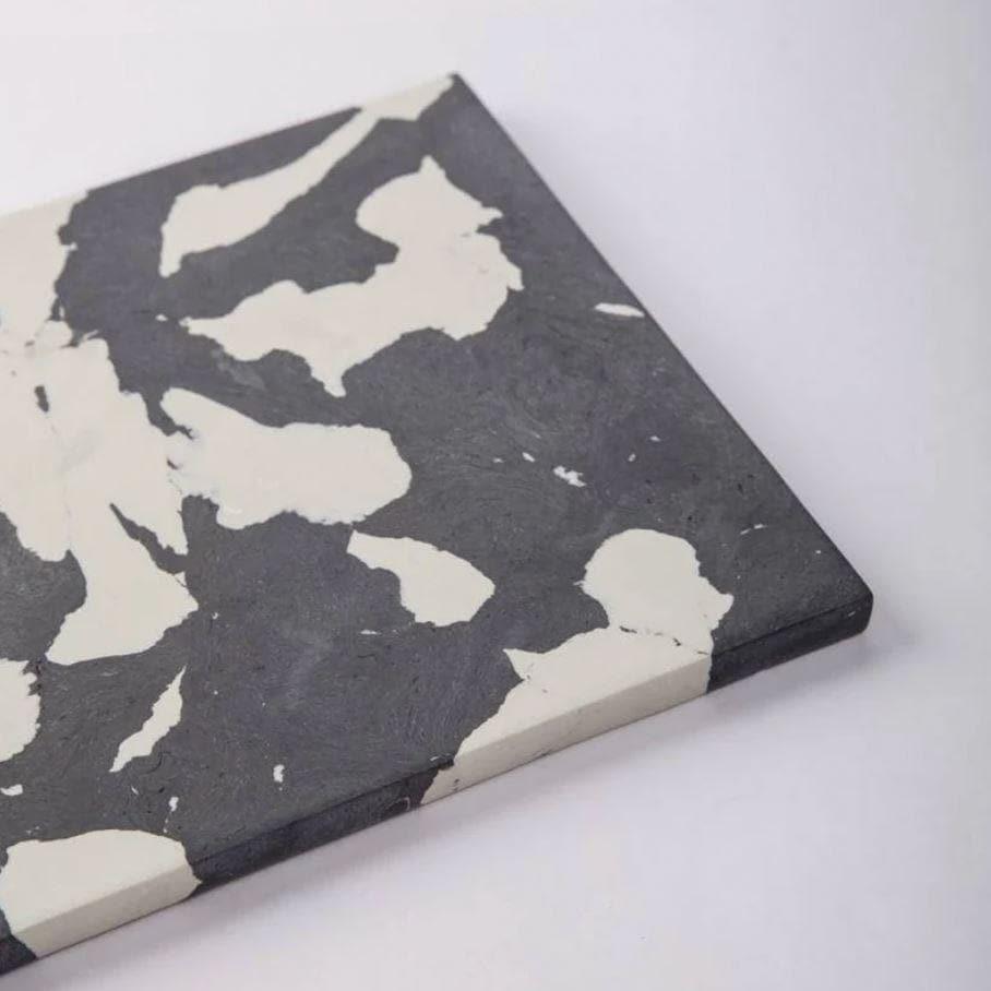 Serein Decor Gray Marble Platter Board Tray - MAIA HOMES